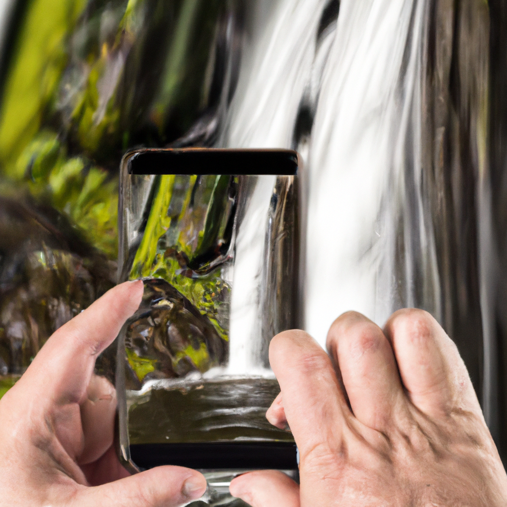 how to take waterfall pictures with iphone